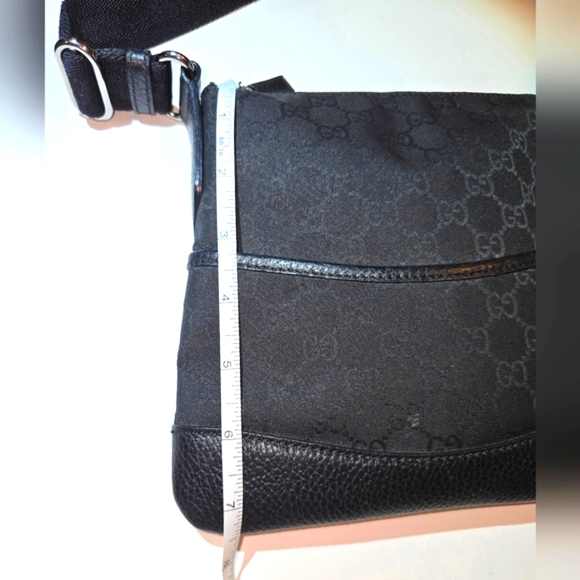Authentic Gucci Black Monogram Crossbody Bag/Purse EUC - Picture 9 of 16